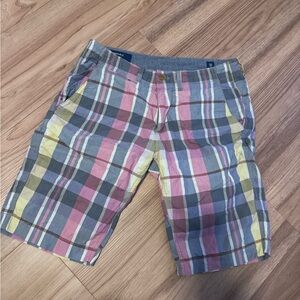 Faconnable Colorful Plaid Men's Shorts